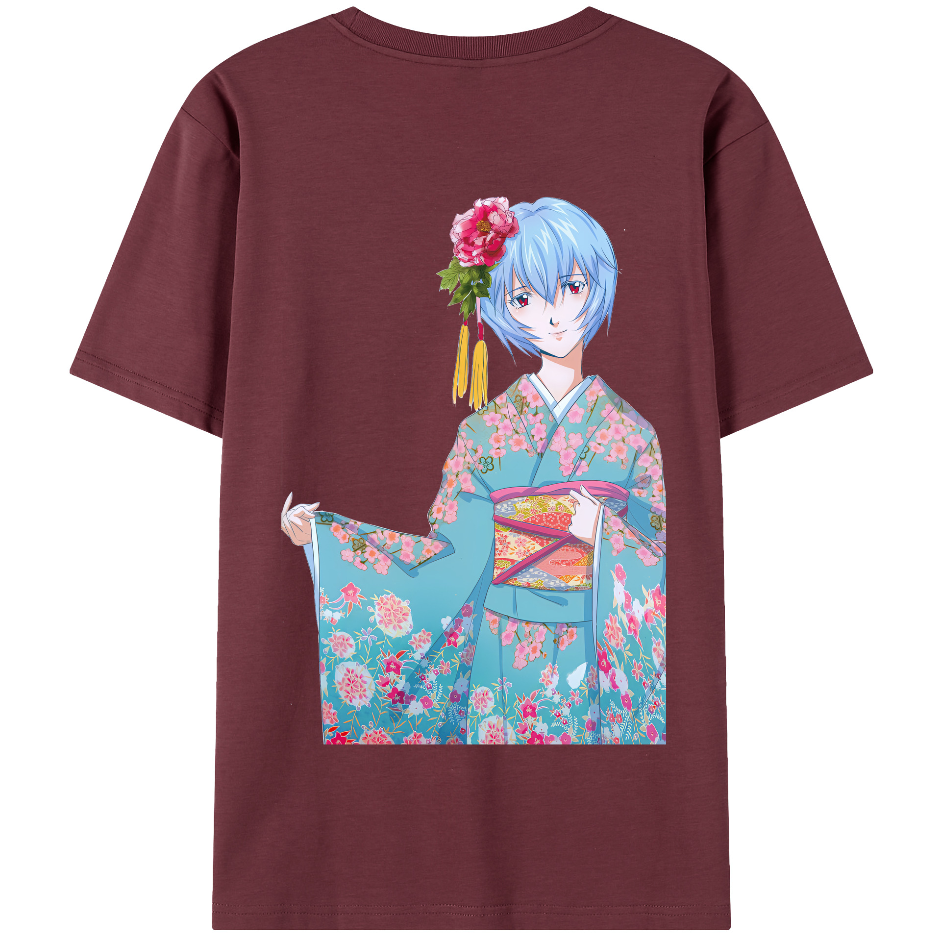 （画像用） EVA 新世紀エヴァンゲリオン 綿100％半袖Tシャツ（背面プリント）